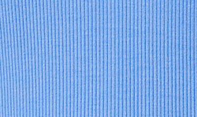 Shop 1.state Flutter Sleeve Rib Knit T-shirt In Iris Blue