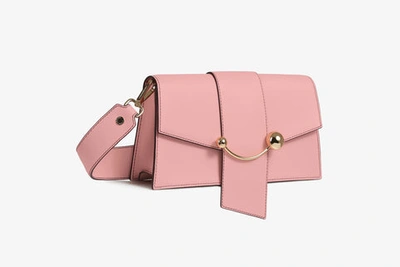 Shop Strathberry Mini Crescent In Pink