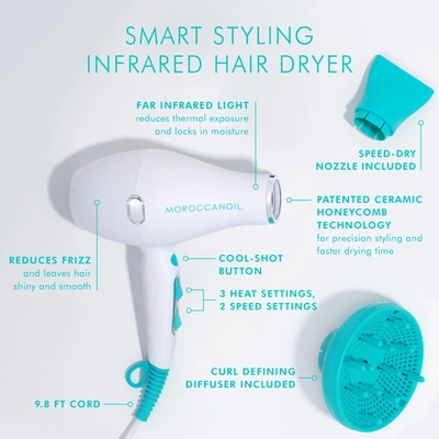 Shop Moroccanoil Smart Styling Infrared Hair Dryer In Default Title