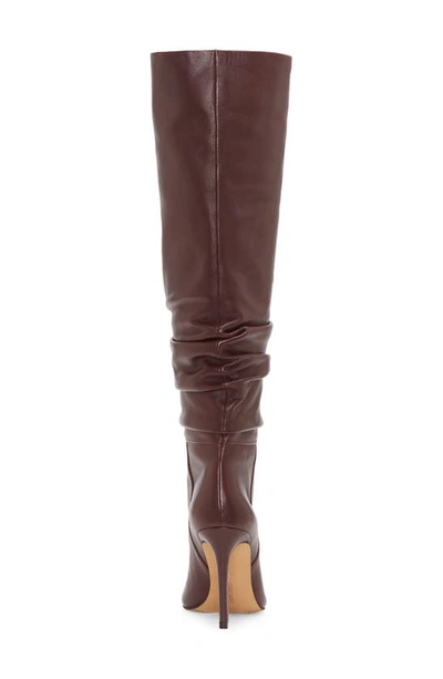 Shop Vince Camuto Kashiana Boot In Mahogany Leather