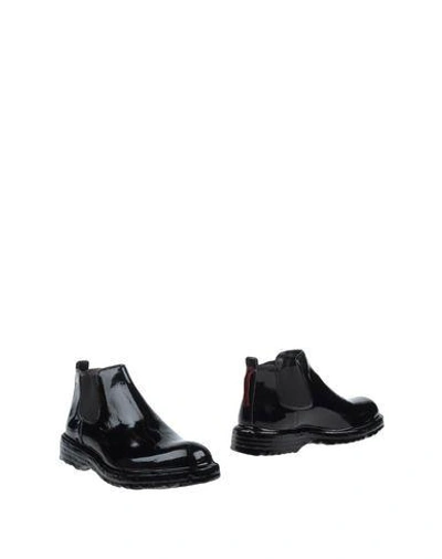 Shop Attimonelli's Ankle Boots In Black