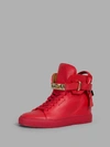 BUSCEMI Buscemi Women’S Red Alta High-Top Sneakers