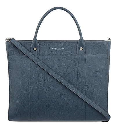 Globe-trotter Jet Small Tote In Navy