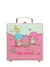 OLYMPIA LE-TAN Little Twin Stars Hand Embroidered Bag, Pink