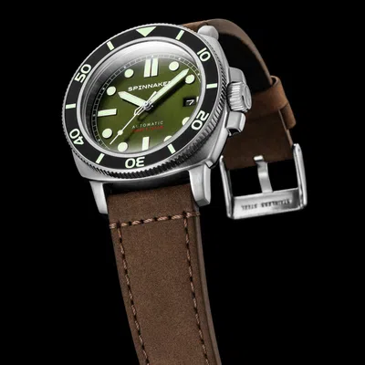 Pre-owned Spinnaker Hull Automatic Alligator Green