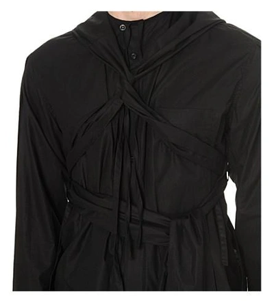 Shop Craig Green Harness Cotton Shirt In Black Cotton