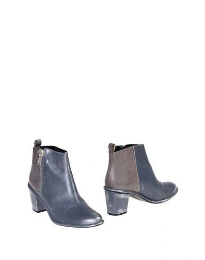 Shop Miista Ankle Boot In Grey