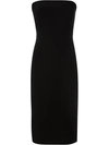 Norma Kamali Strapless Knee-length Fitted Dress