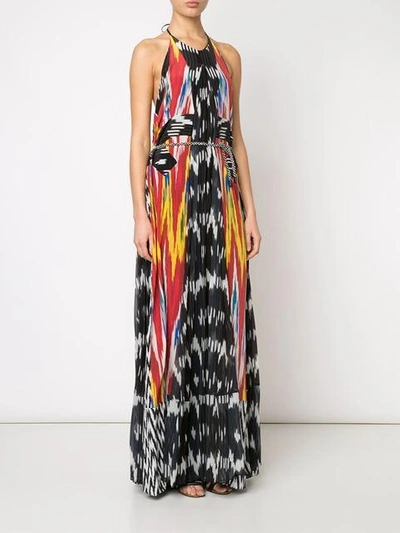 Shop Altuzarra Ikat Print Halterneck Dress