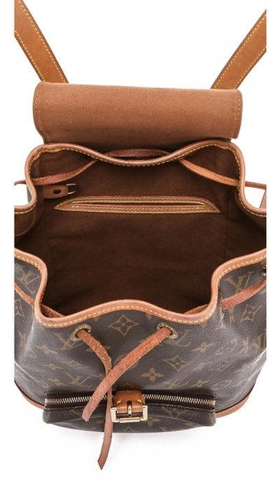 Pre-owned Louis Vuitton Monogram Montsouris Backpack In Lv Print