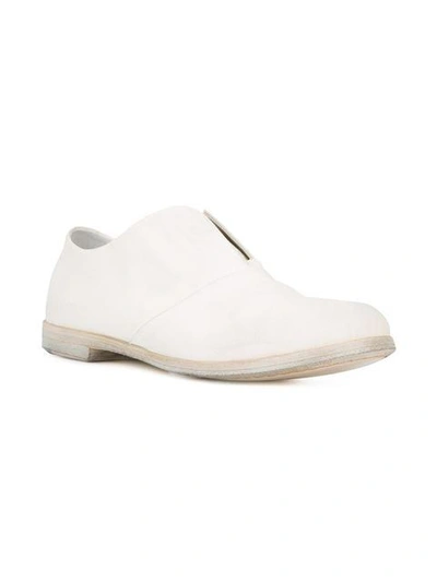 Shop Marsèll Stacked Heel Loafers - White