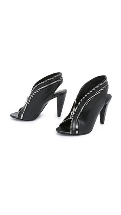 Shop Alexander Wang Iris High Heel Sandals In Black