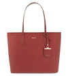 DKNY Structured Saffiano Leather Tote