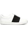 VINCE two-tone slip on sneakers,RUBBER100%