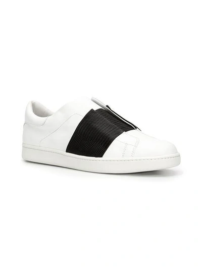 Shop Vince Two-tone Slip On Sneakers
