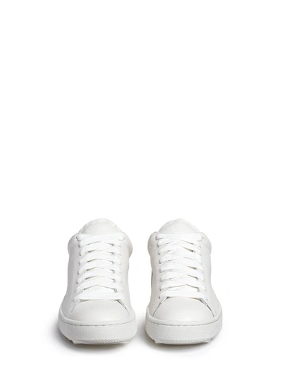 Shop Coach 'c101' Leather Low Top Sneakers