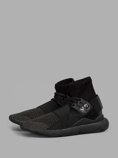 Shop Y-3 Women's Black Qasa Sneakers