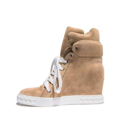 Shop Casadei Sneakers In Sand