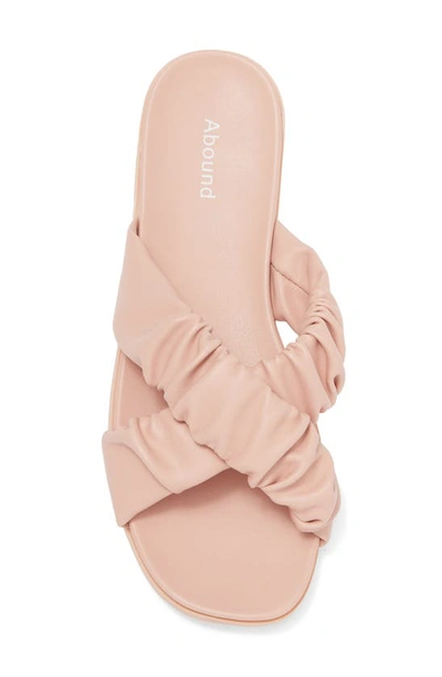 Shop Abound Candra Flat Sandal In Pink Blush