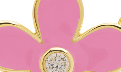 Shop Lily Nily Kids' Floral Pendant Necklace In Pink