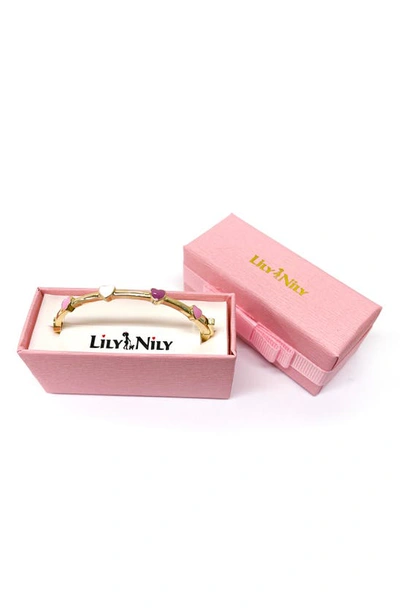 Lily Nily Kids' Heart Station Bangle In Multi