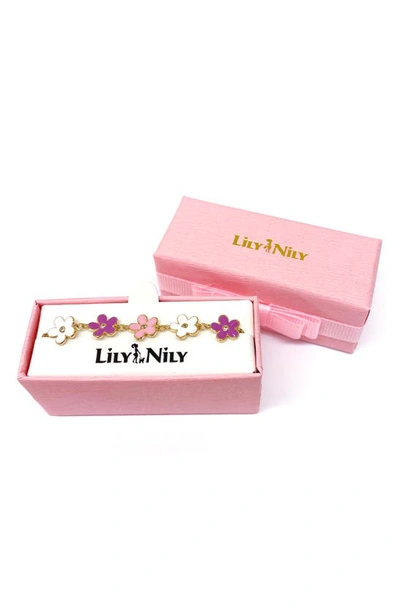 Shop Lily Nily Kids' Floral Link Bracelet In Multi