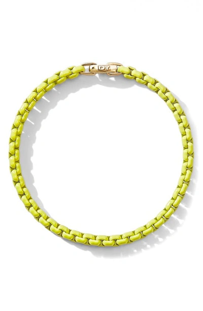 Shop David Yurman Bel Aire Chain Bracelet In Gold/ Yellow