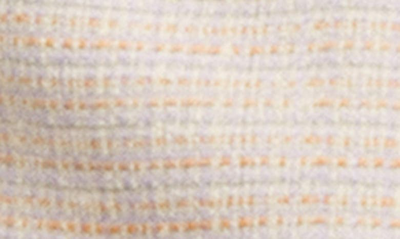 Shop Mango Check Tweed Skirt In Light/ Pastel Purple