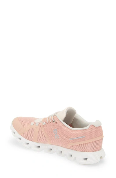 Shop On Cloud 5 Running Shoe In Rose/ Shell