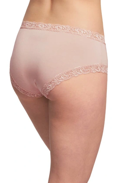 Fleur't Iconic High Waist Boyshorts In Seashell