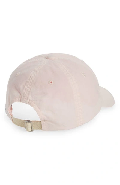 Shop Acne Studios Cunov Fade Face Baseball Cap In Pastel Pink