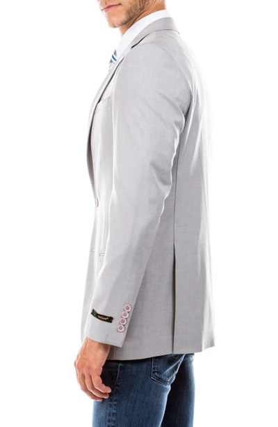 Shop Zegarie Double Button Sport Coat In Grey