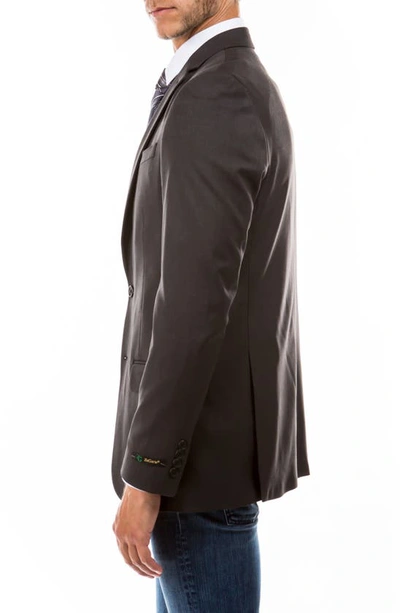 Shop Zegarie Darcon Single Blazer Jacket In Dark Grey