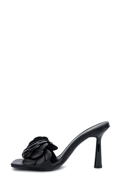 New York And Company Chana Faux Leather Square Toe Mule In Black