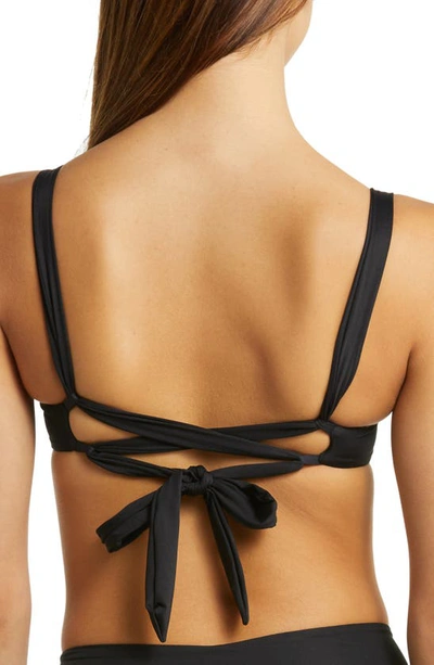 Shop L*space Camellia Underwire Bikini Top In Black