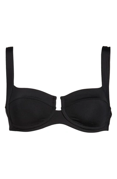 Shop L*space Camellia Underwire Bikini Top In Black