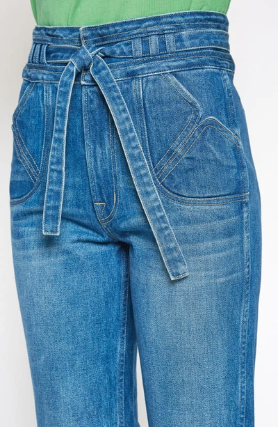 Noend Bella Fashion Seamed Pocket Wide Leg Jeans In Bend