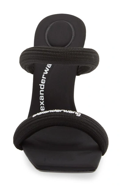 Alexander Wang 105mm Julie Tubular Sandals In Black