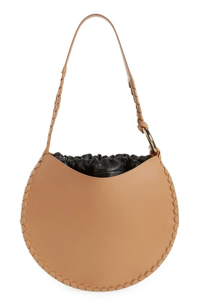 Shop Chloé Large Mate Leather Hobo In Light Tan