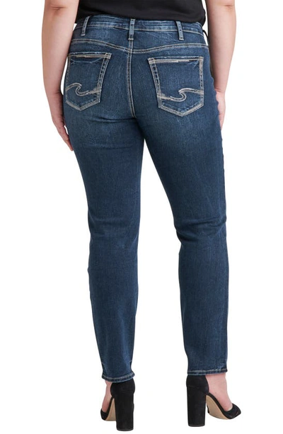 Shop Silver Jeans Co. Suki Straight Leg Jeans In Blue