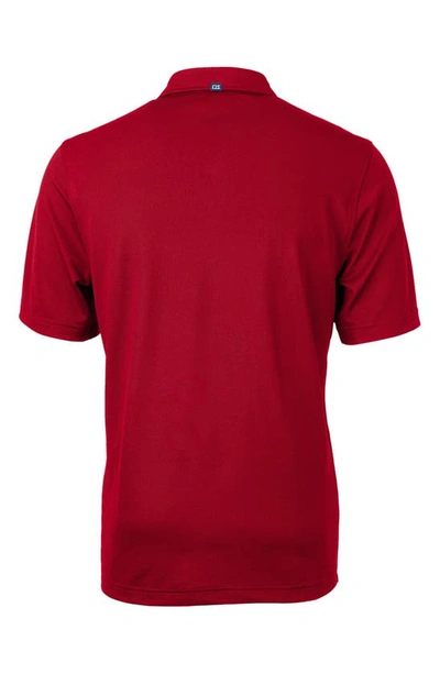 Cutter & Buck Advantage Refresh Epic Confidence Recycled Womens Tri-blend Pique Polo In Red