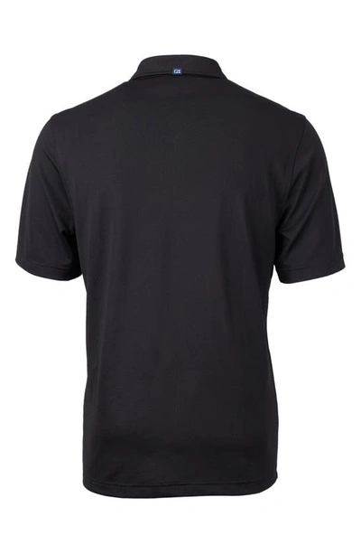 Shop Cutter & Buck Virtue Eco Piqué Recycled Blend Polo In Black