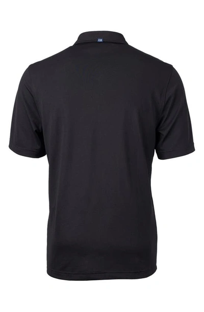 Cutter & Buck Advantage Tri-blend Pique Mens Big And Tall Polo Shirt In Black