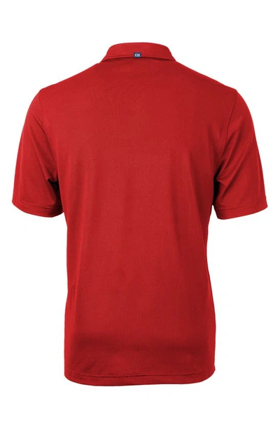 Shop Cutter & Buck Virtue Eco Piqué Recycled Blend Polo In Red