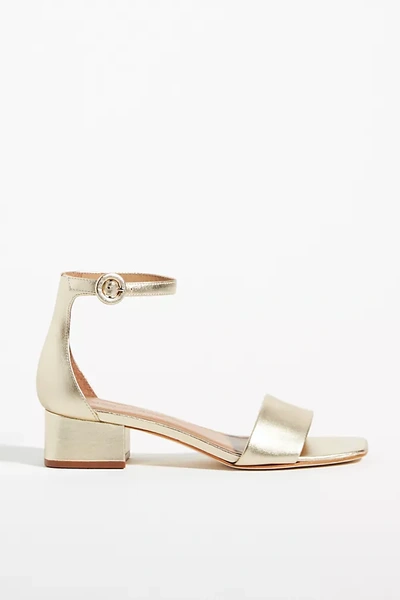 Shop Bernardo Jalena Heels In Gold