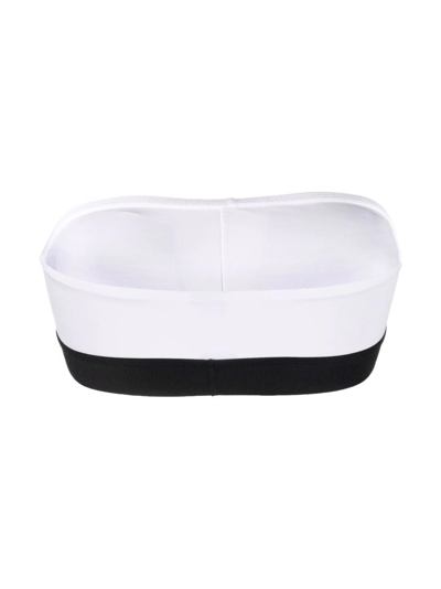 Tom Ford Signature Bandeau Bra Top In White