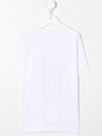 Shop Dsquared2 Graphic-print Cotton T-shirt In White