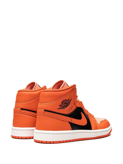 Jordan Women's Air  1 Mid Se Shoes In Orange