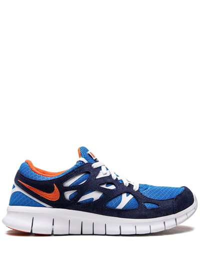 Nike Free Run 2 Low-top Sneakers In Photo Blue/orange/midnight Navy |  ModeSens