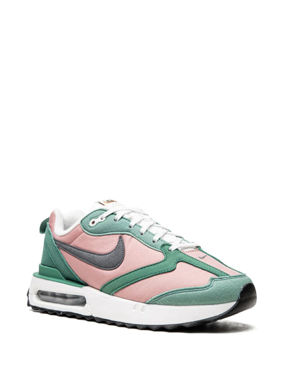 Nike Air Max Dawn Nn Sneakers In Rust Pink And Jade Green In Pink